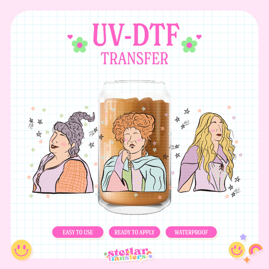 HOCUS GALS - 16 OZ UV DTF