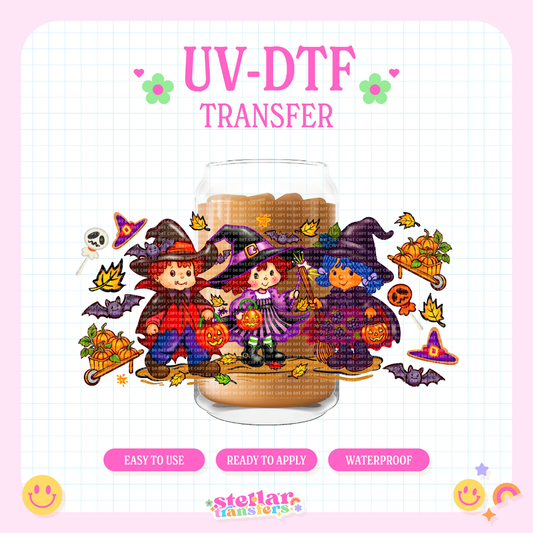 TRICK OR TREAT BERRY FRIENDS - 16 OZ UV DTF
