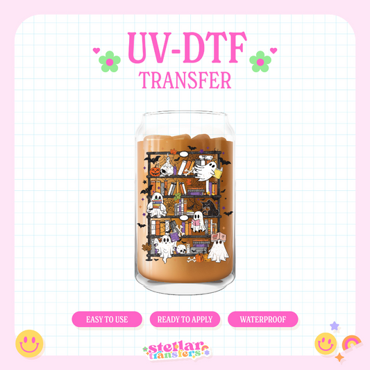 LIBRARY GHOSTS - UV DTF DECAL
