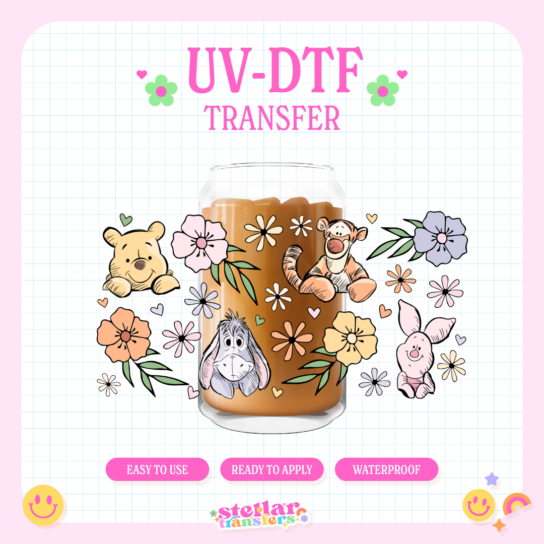 HONEY SPRING FRIENDS - 16 OZ UV DTF