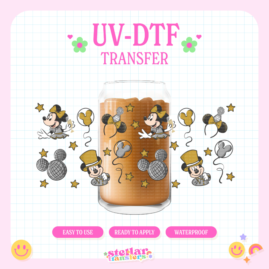 MOUSE NEW YEAR - 16 OZ UV DTF