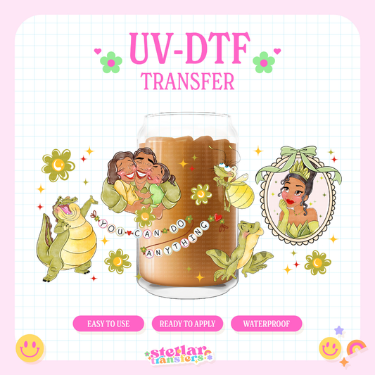 PRINCESS T - 16 OZ UV DTF