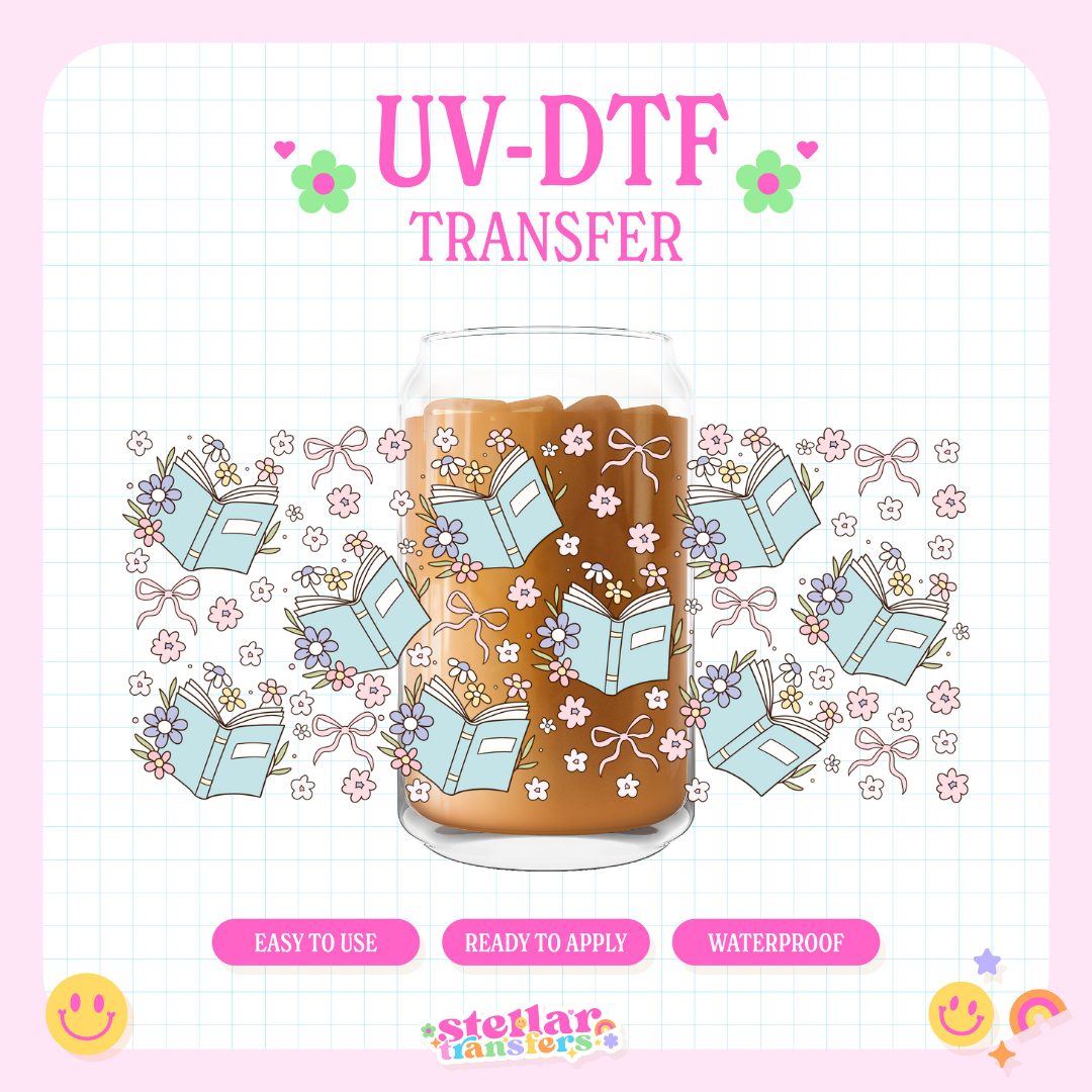 GIRLY BOOKS - 16 OZ UV DTF