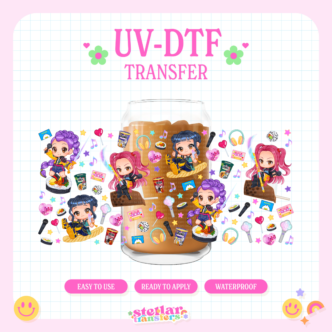 HUNTRIX GIRLS - 16 OZ UV DTF