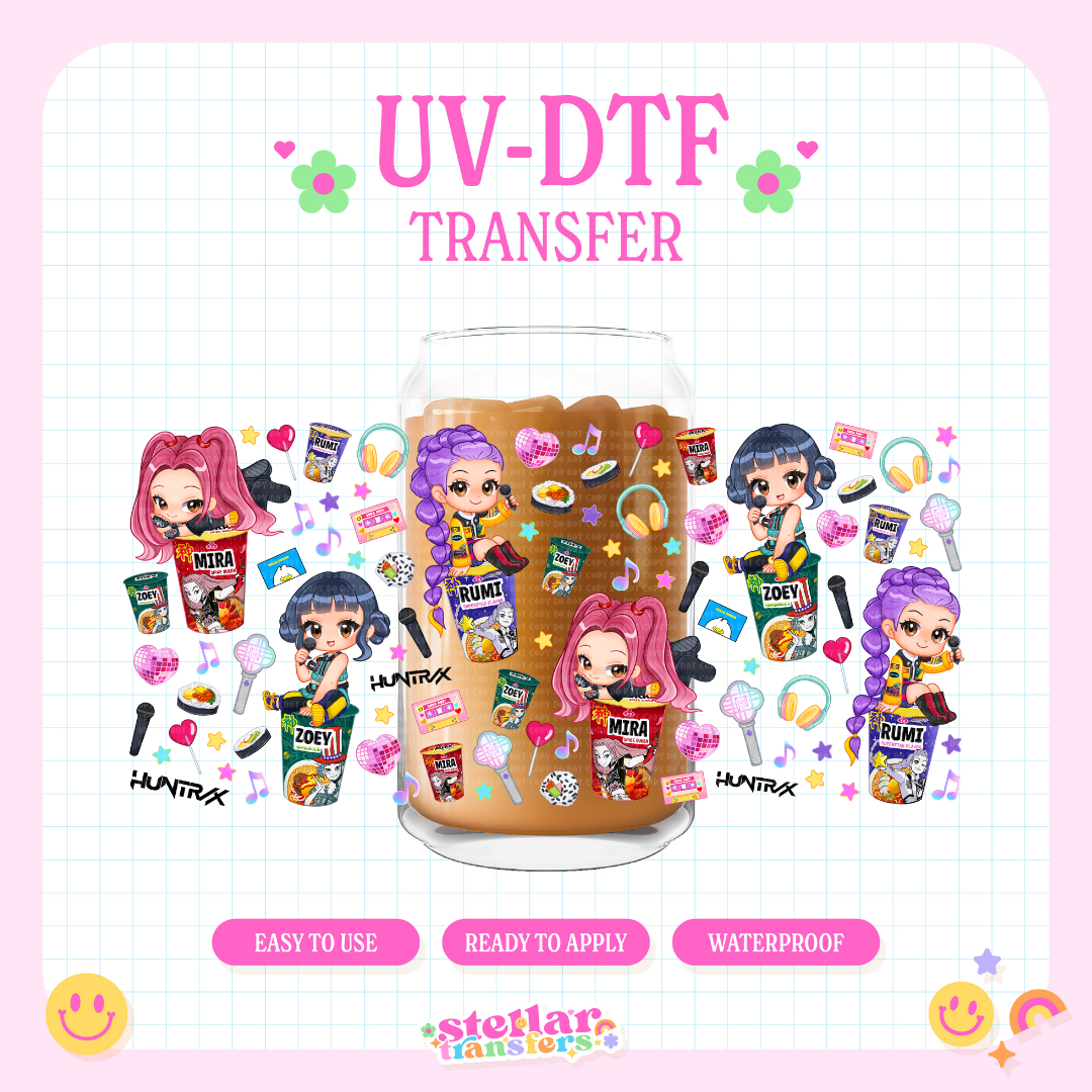 KPOP RAMEN GIRLS - 16 OZ UV DTF