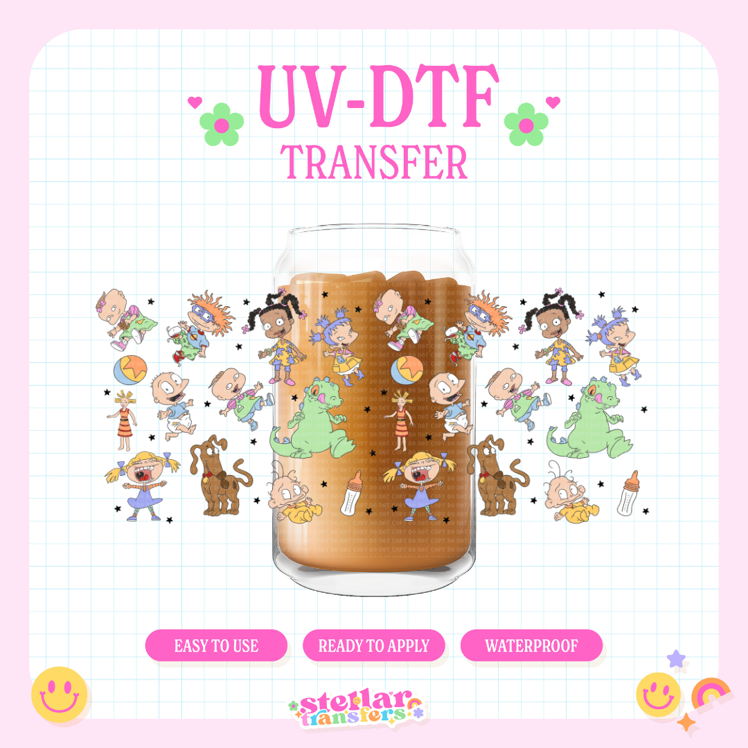 BABY RUG RATZ - 16 OZ UV DTF