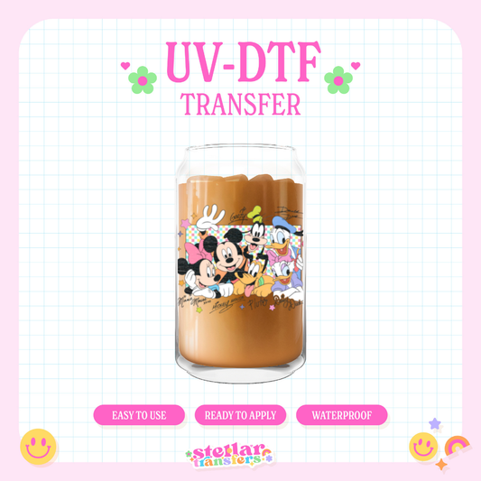 MOUSE FRIENDS - UV DTF DECAL