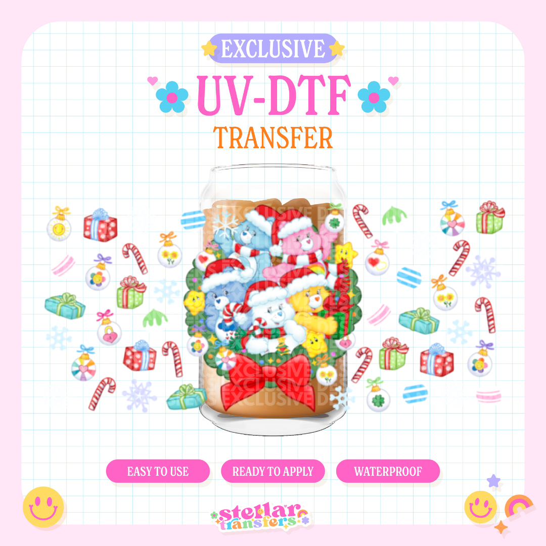BEARY CHRISTMAS EXCLUSIVE - 16 OZ UV DTF