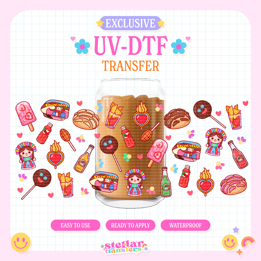 HISPANIC ANTOJITOS EXCLUSIVE - 16 OZ UV DTF