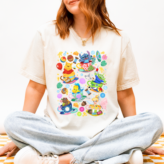 MAGICAL TEA CUPS EXCLUSIVE - CLEAR FILM SCREEN PRINT