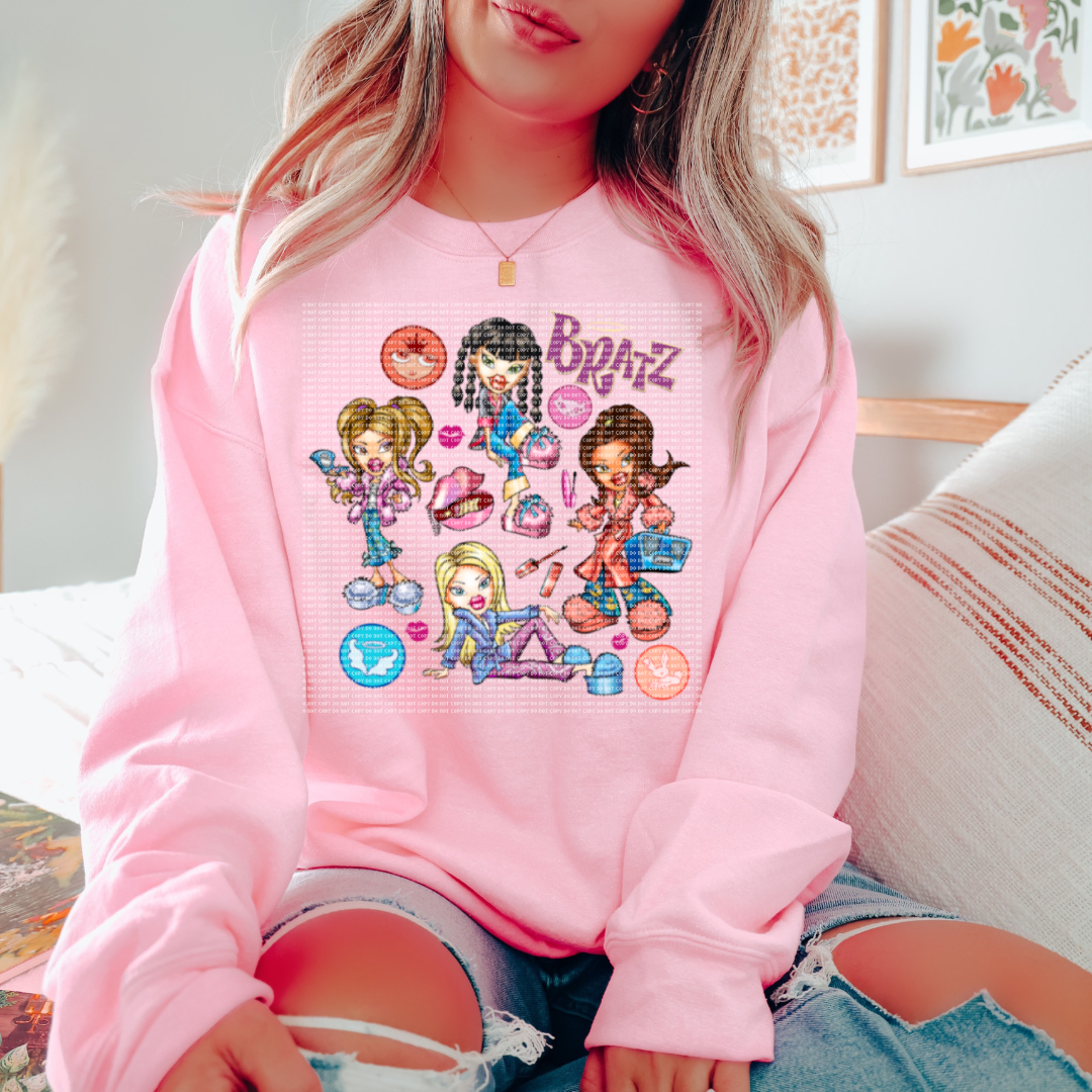 DOLLZ SLUMBER PARTY EXCLUSIVE + FREE SLEEVE - CLEAR FILM SCREENPRINT