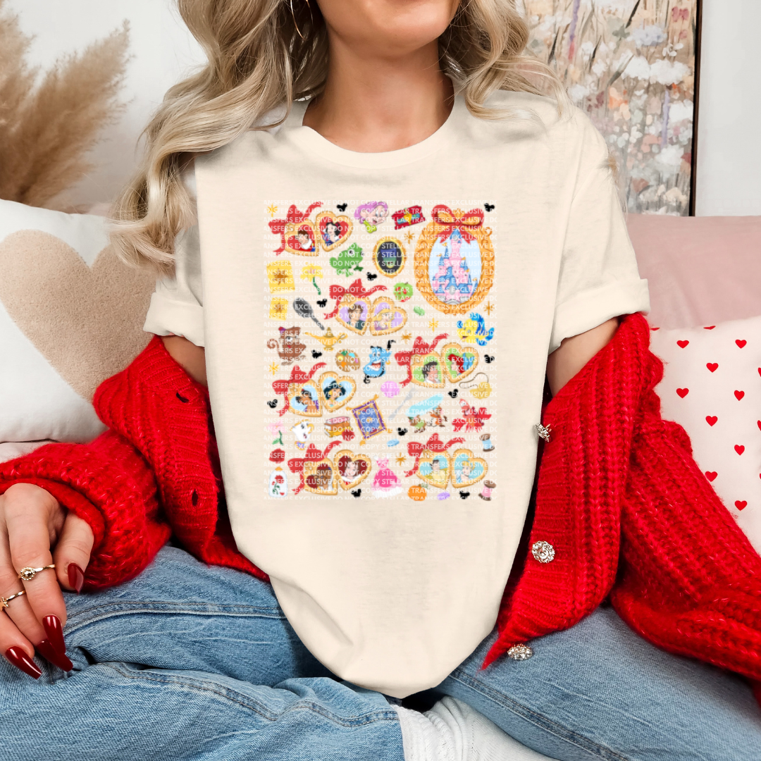 ALL PRINCESS LOCKETS EXCLUIVE - CLEAR FILM SCREEN PRINT