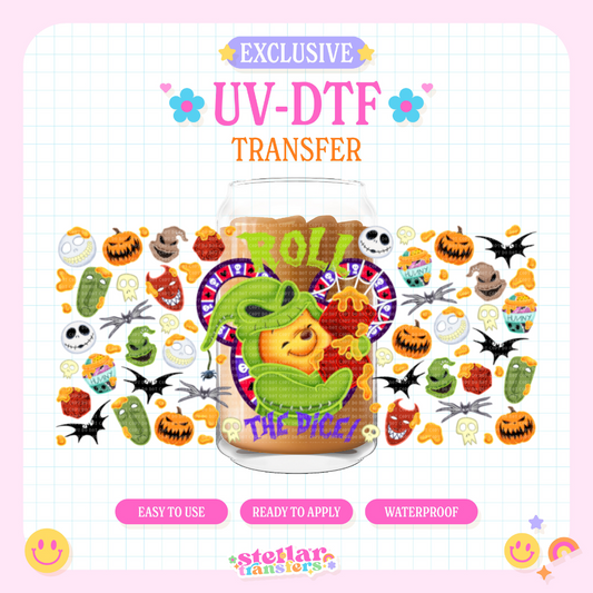 ROLL THE DICE EXCLUSIVE - 16 OZ UV DTF