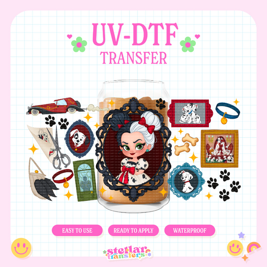 CRUELLA - 16 OZ UV DTF