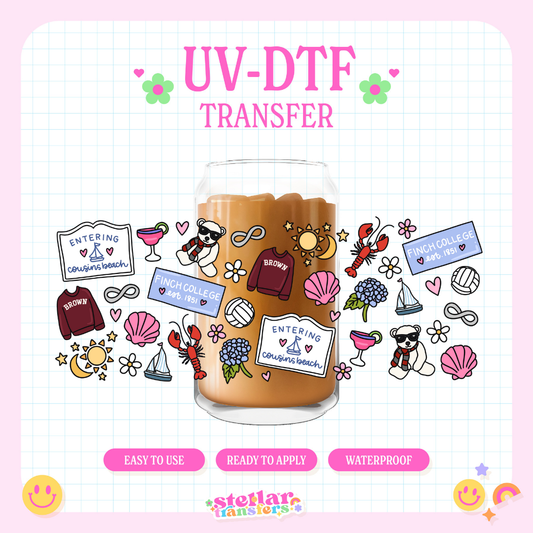 SUMMER I TURNED PRETT - 16 OZ UV DTF