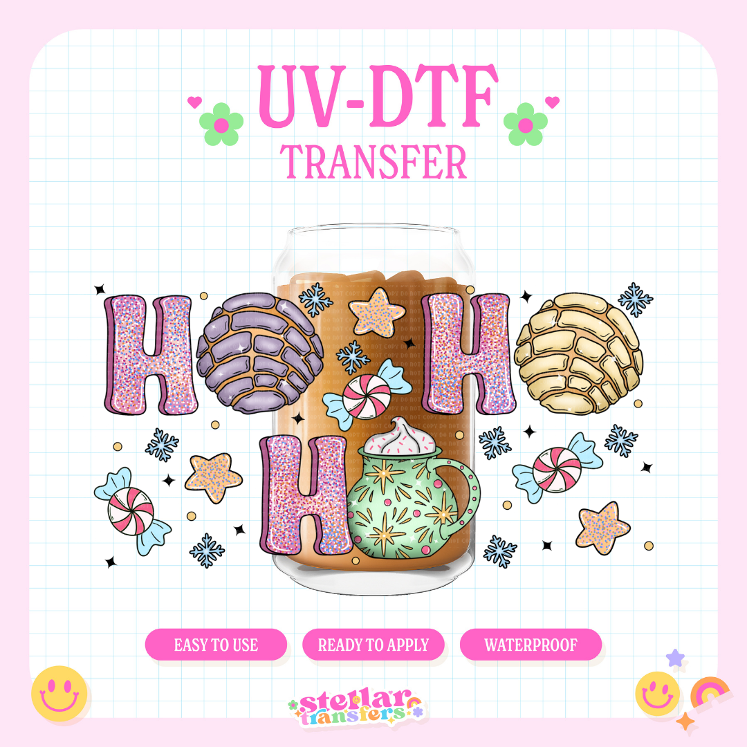 HOHOHO - 16 OZ UV DTF
