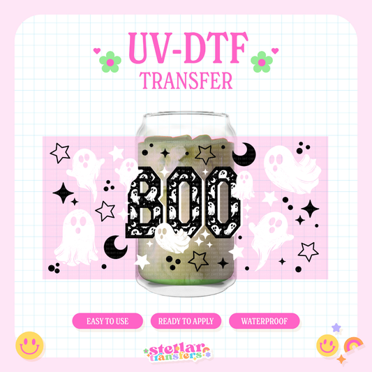 SPOOKY BOO - 16 OZ UV DTF