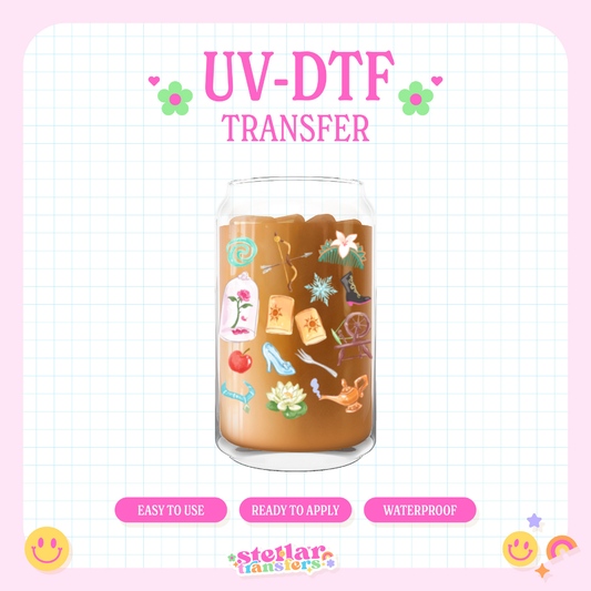 PRINCESS ELEMENTS - UV DTF DECAL