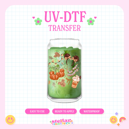 TIS THE FALL SEASON - UV DTF DECAL