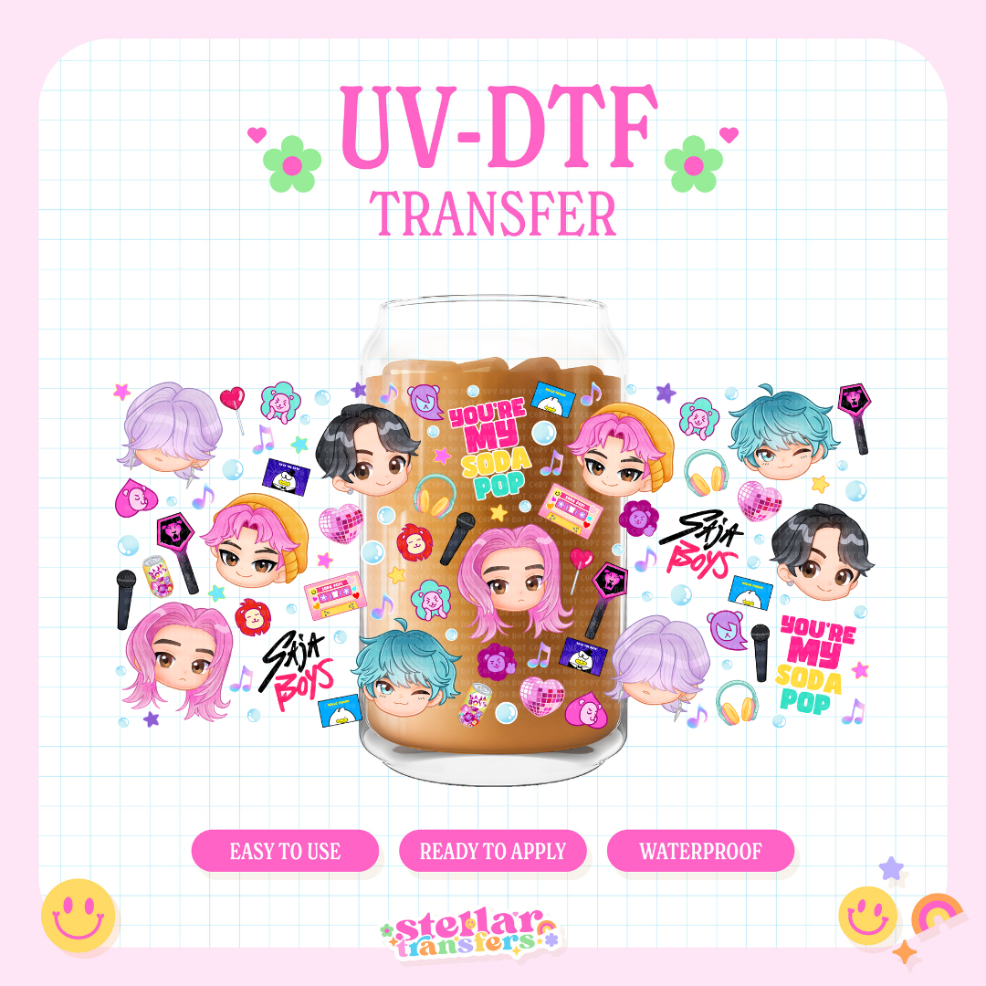 YOUR MY SODA BOYS - 16 OZ UV DTF