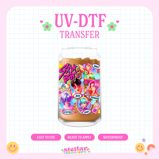 K POP BOYS - UV DTF DECAL