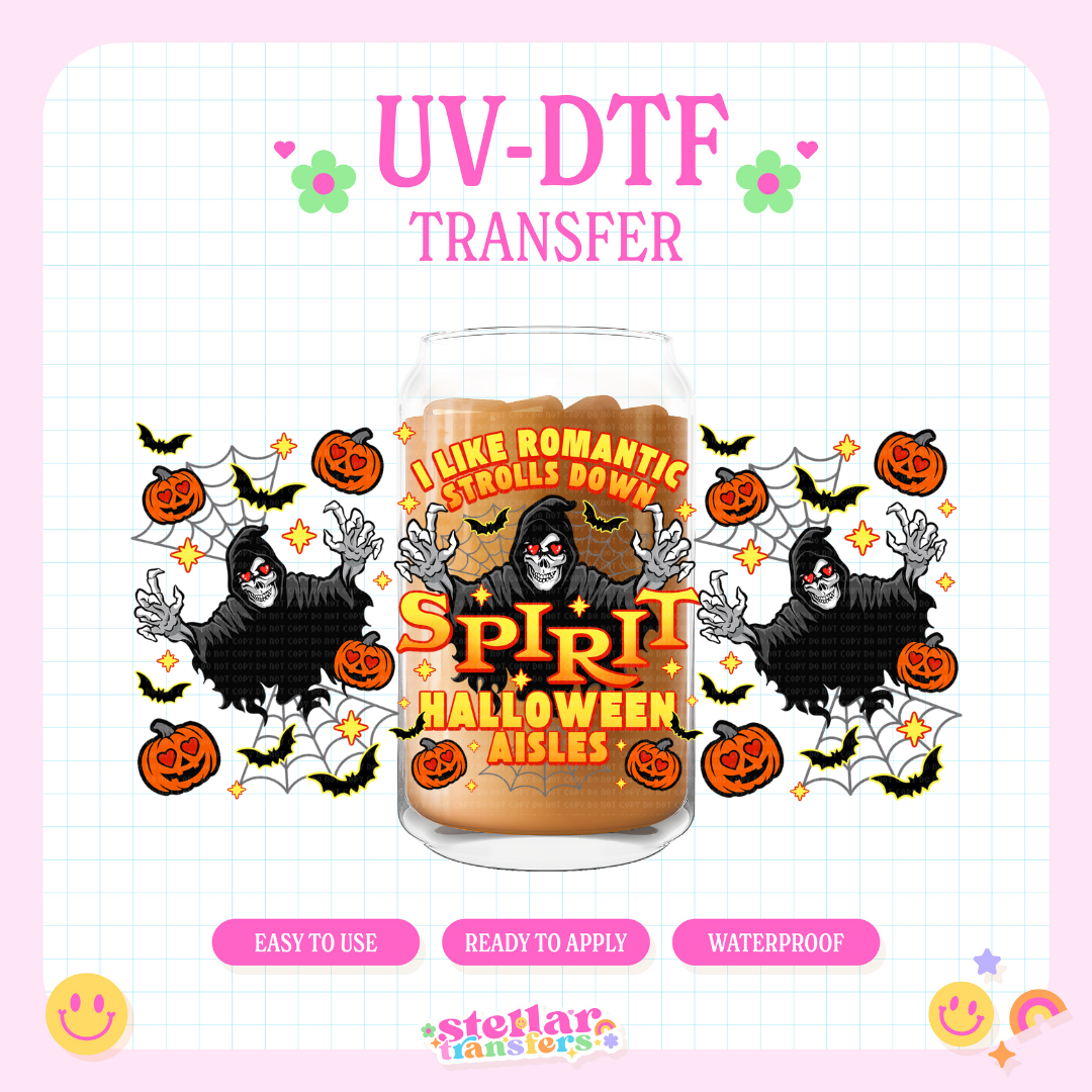 SPIRIT HALLOWEEN - 16 OZ UV DTF