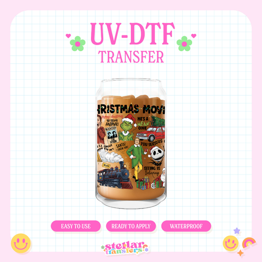 CHRISTMAS MOVIES - UV DTF DECAL