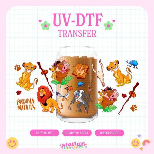 HAKUNA - 16 OZ UV DTF
