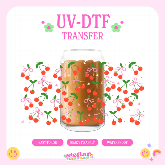 CHERRIES - 16 OZ UV DTF