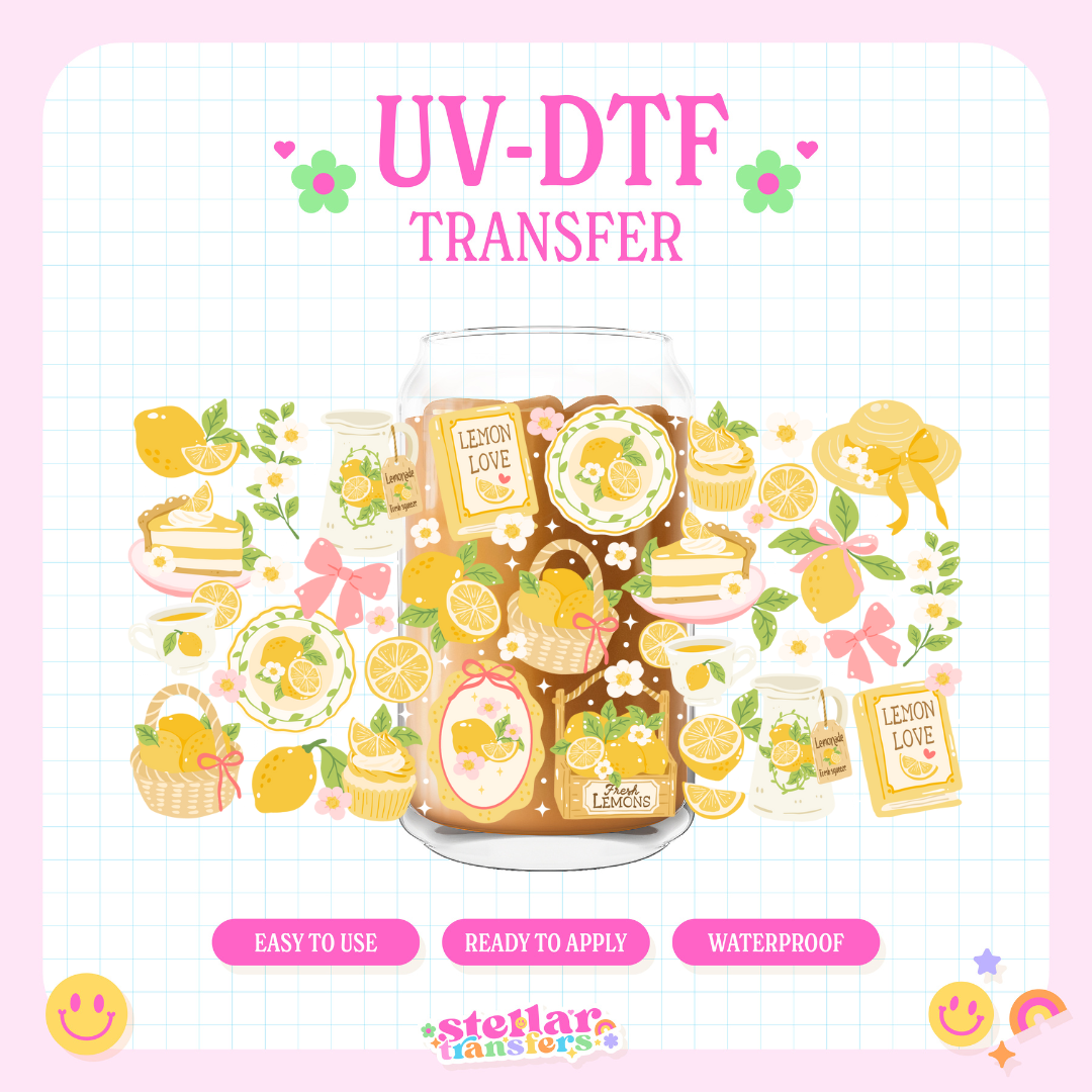 LEMON LOVER - 16 OZ UV DTF