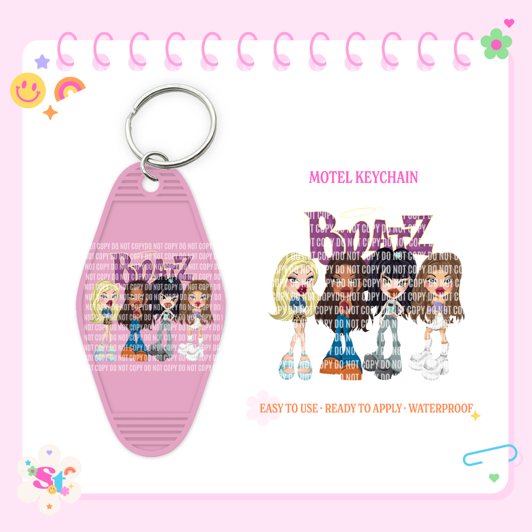BRATTY EXCLUSIVE - MOTEL KEYCHAIN DECAL
