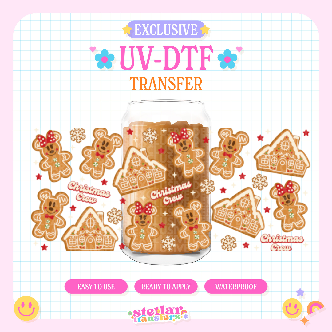 CHRISTMAS GINGER CREW EXCLUSIVE - 16 OZ UV DTF