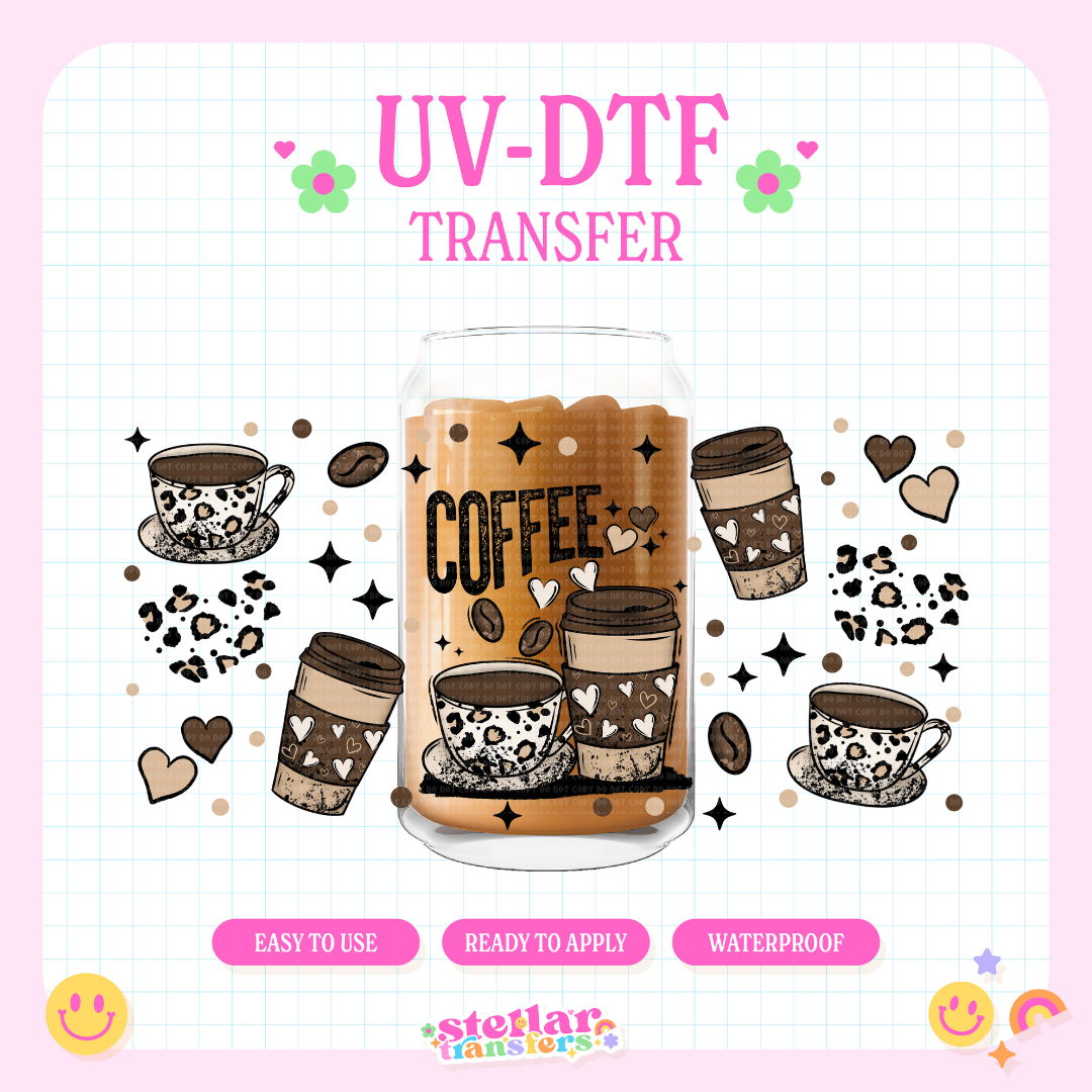 COFFEE - 16 OZ UV DTF