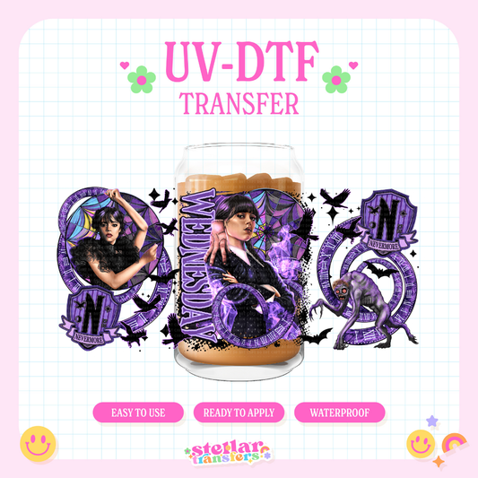 WEDNESDAY - 16 OZ UV DTF