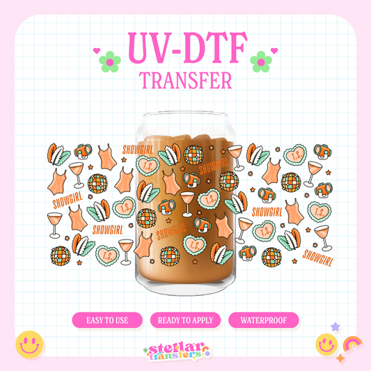 SHOW GIRL - 16 OZ UV DTF