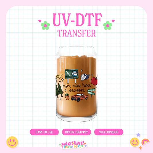 HOA HOA HOA SEASON - UV DTF DECAL