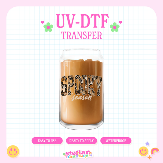 SPOOKY SEASON - UV DTF DECAL