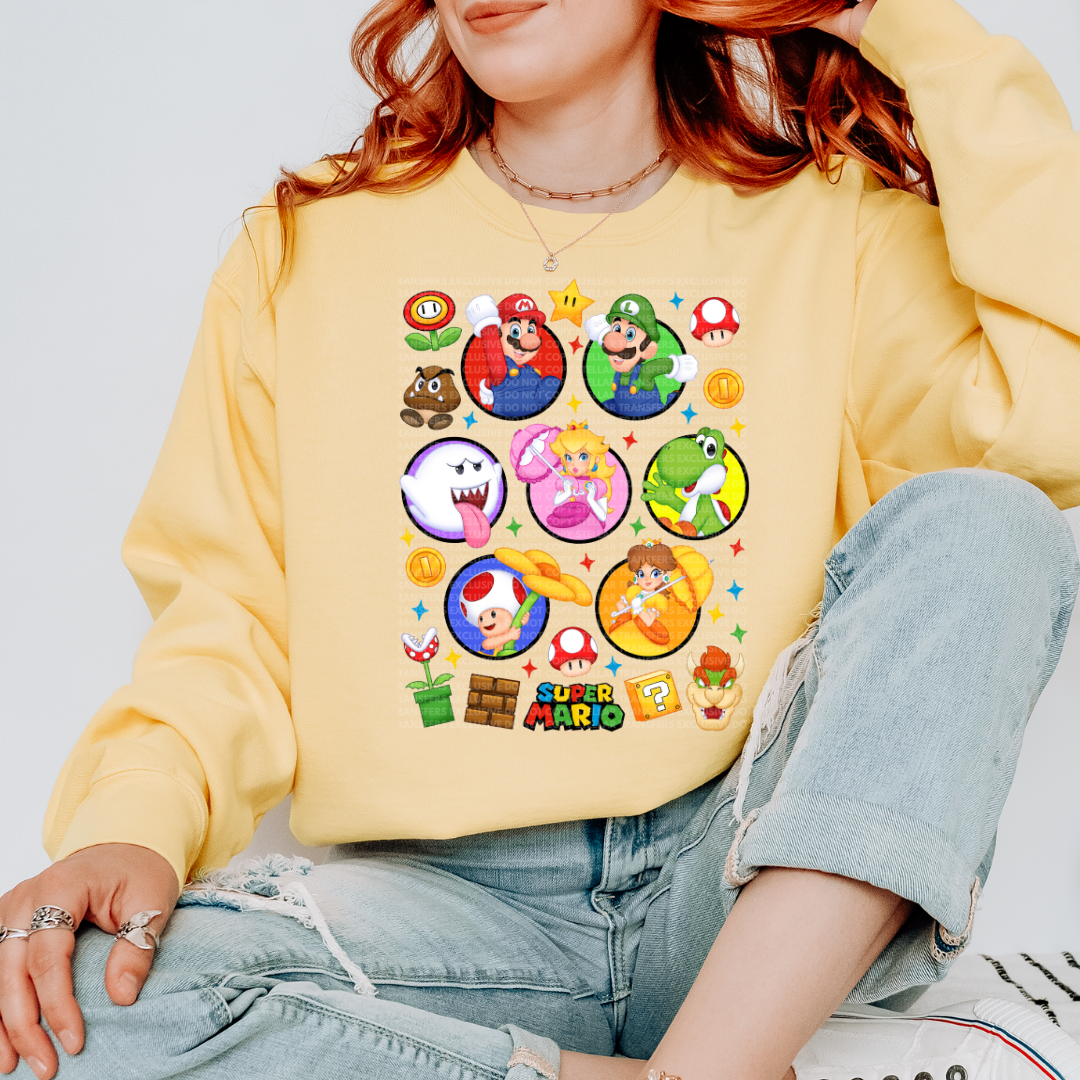 SUPER GAME EXCLUSIVE - CLEAR FILM SCREEN PRINT