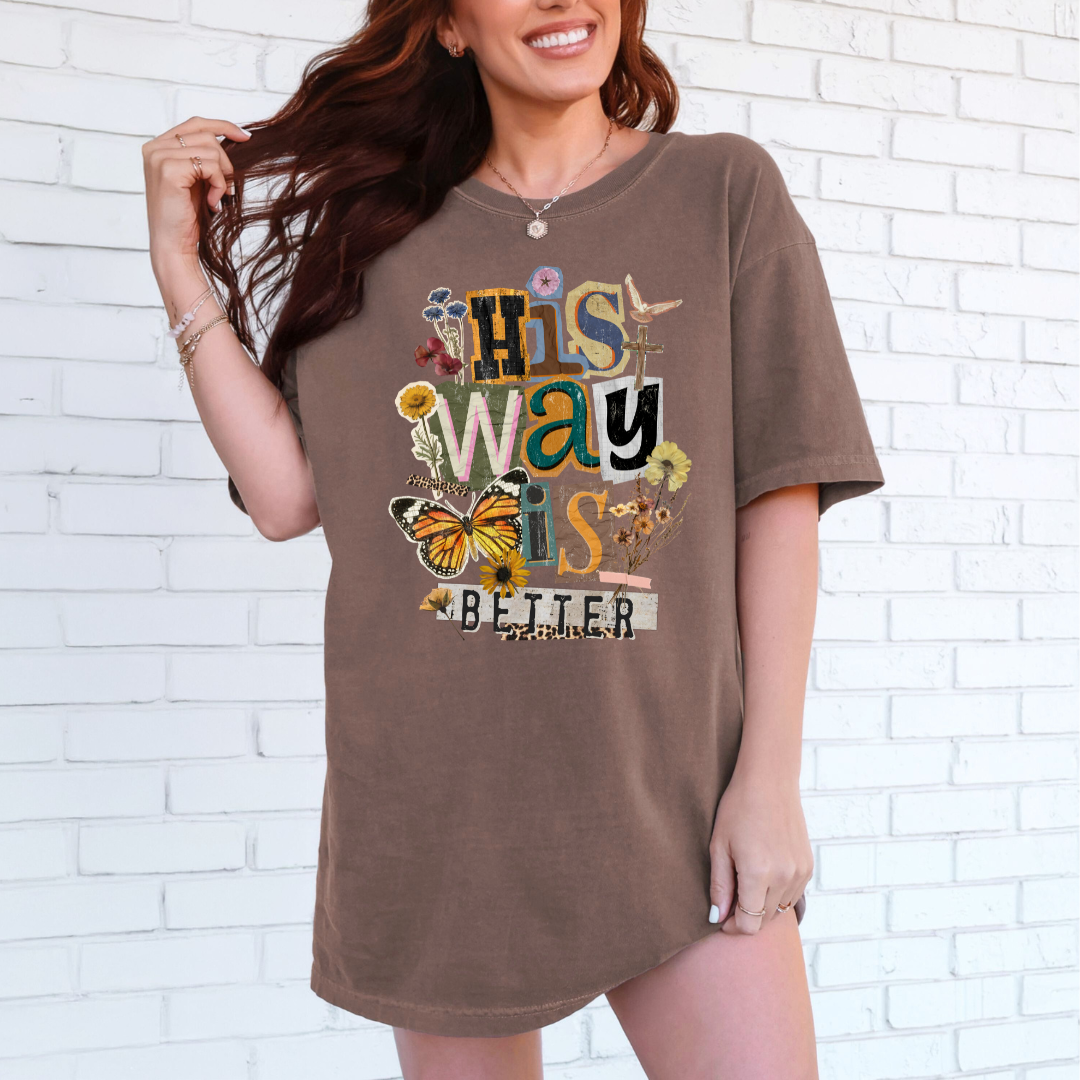 HIS WAY IS BETTER - CLEAR FILM SCREEN PRINT