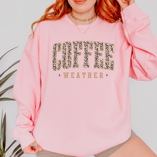 COFFEE WEATHER - CLEAR FILM SCREEN PRINT