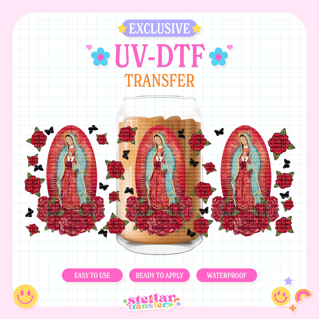GUADALUPE EXCLUSIVE - 16 OZ UV DTF
