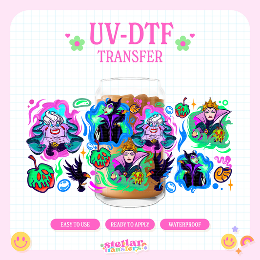 PRINCESS VILLAINS - 16 OZ UV DTF