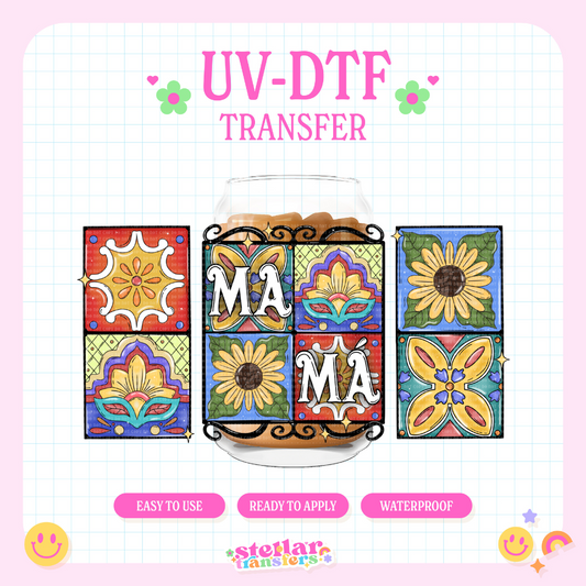 MAMA TALAVERA TILES - 16 OZ UV DTF