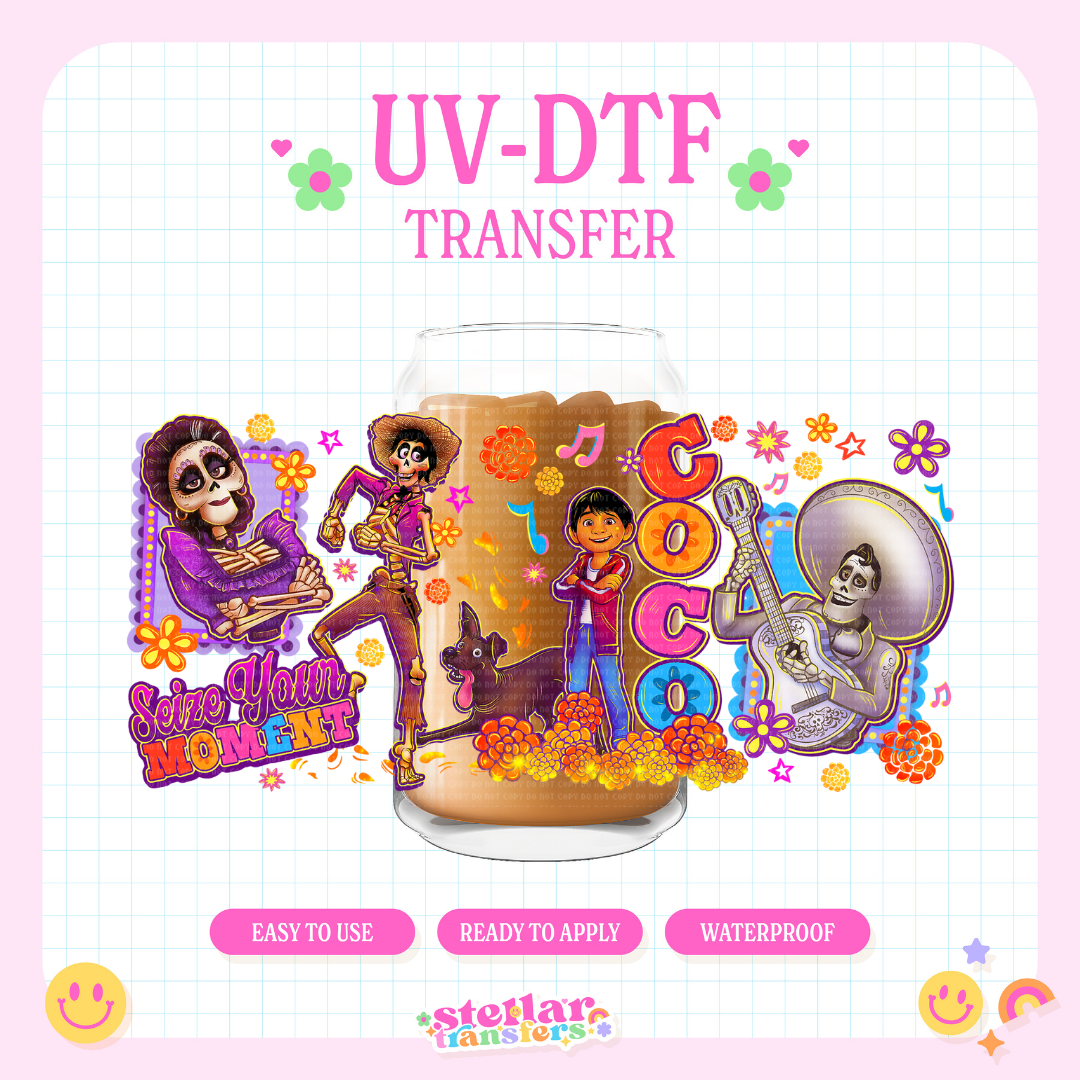 COCO - 16 OZ UV DTF