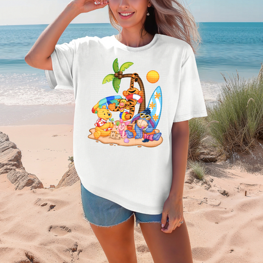 HONEY BEACH DAY - CLEAR FILM SCREENPRINT