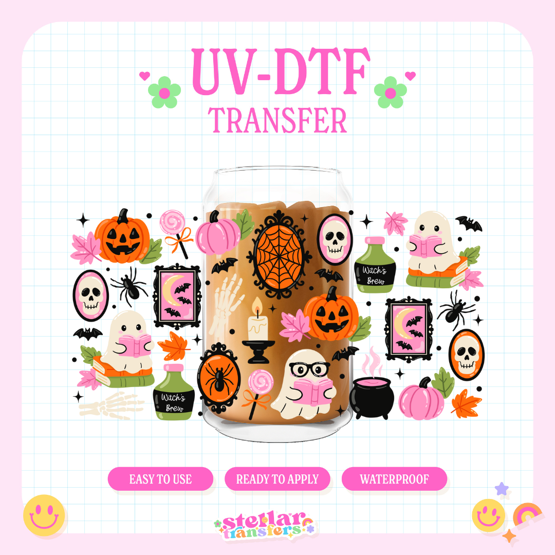 SPOOKY CUTE HALLOWEEN - 16 OZ UV DTF