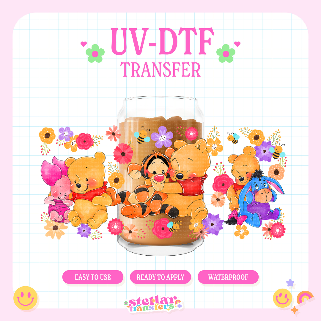 BEAR HUGS - 16 OZ UV DTF