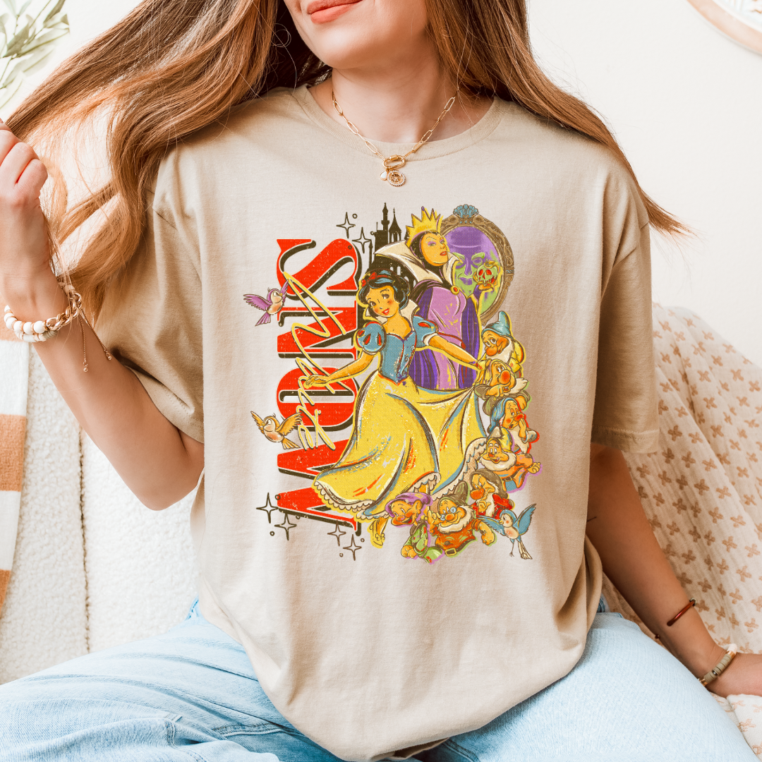 SNOW GIRL - CLEAR FILM SCREEN PRINT