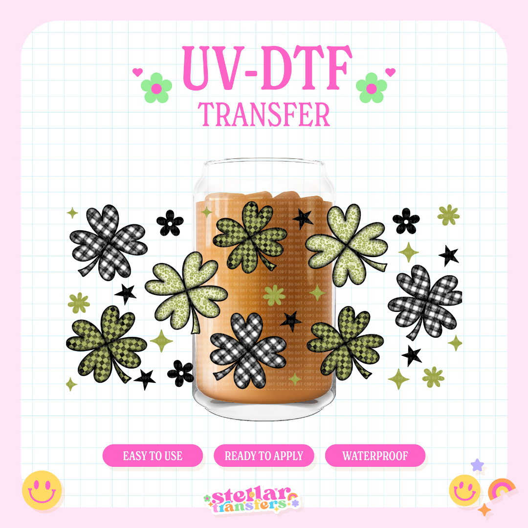 CLOVERS - 16 OZ UV DTF