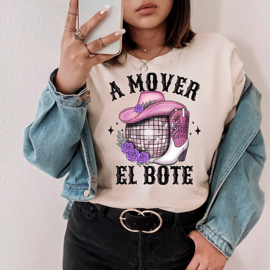 A MOVER EL BOTE - CLEAR FILM SCREENPRINT